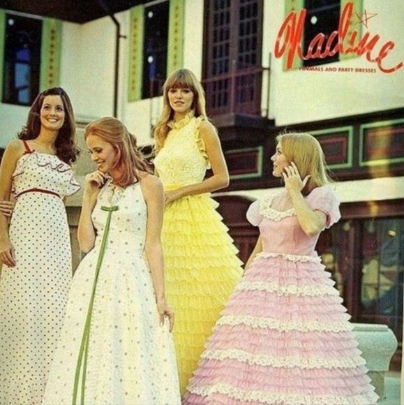 VTG 70s Nadine Prairie Maxi Dress - Picture 11 of 13